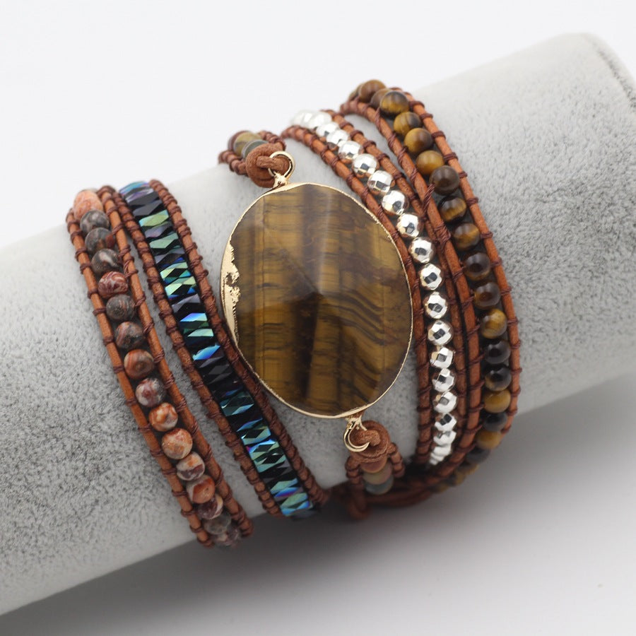 Tiger Eye Beaded Bracelet