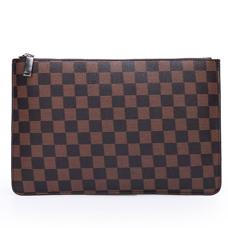 Clutch Bag Casual Plaid